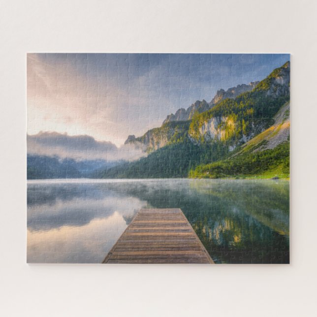 Puzzle Eau | Azure Alpine Lake, Autriche (Horizontal)