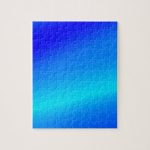 Puzzle Eau claire bleu cuivre pastel abstrait