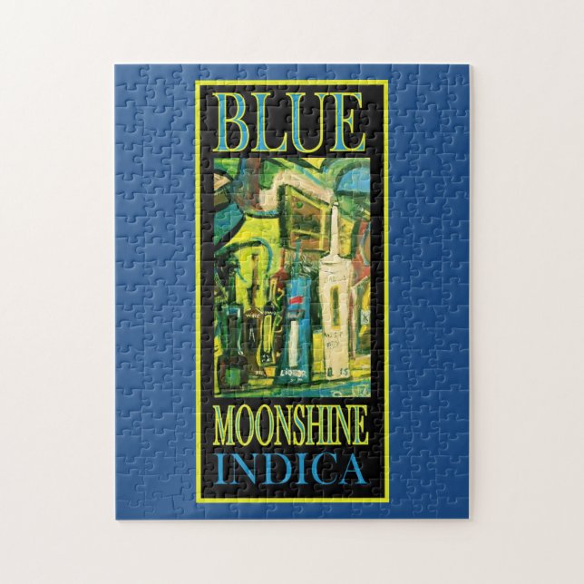 PUZZLE EAU-DE-VIE BLEUE INDICA (Vertical)