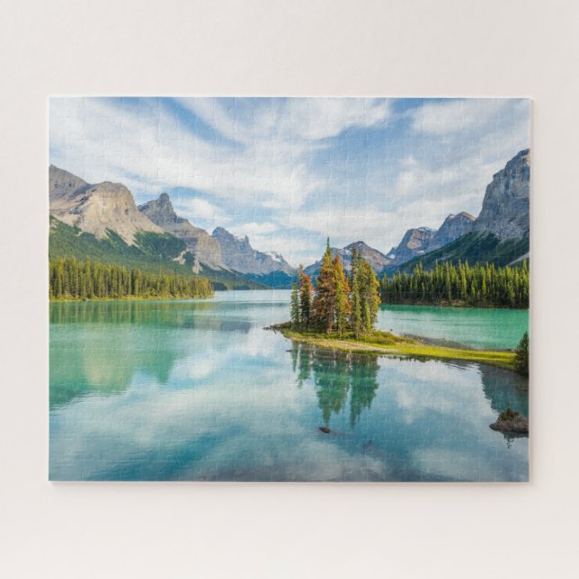 Puzzle Eau | Lac Maligne, Parc national Jasper, Canada (Horizontal)