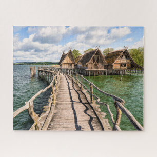 Puzzle Eau Maisons sur pilotis au-dessus de l'eau