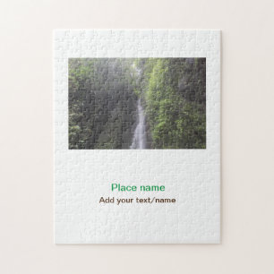 Puzzle eau océan plage photo ajouter nom texte place été