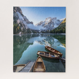 Puzzle Eau Pragser Wildsee Dolomites Italie
