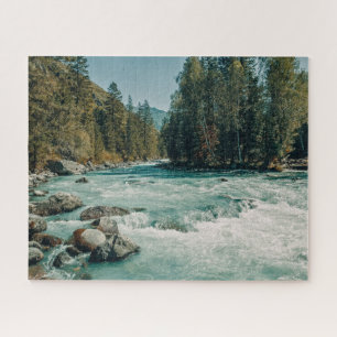 Puzzle Eau Rivière Kucherla, Altaï