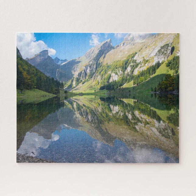 Puzzle Eau | Seealpsee Lac Alpes suisses Suisse (Horizontal)