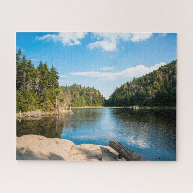Puzzle Eau | Spruce Lake Québec, Canada (Horizontal)