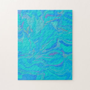 Puzzle Eau turquoise Abstraite