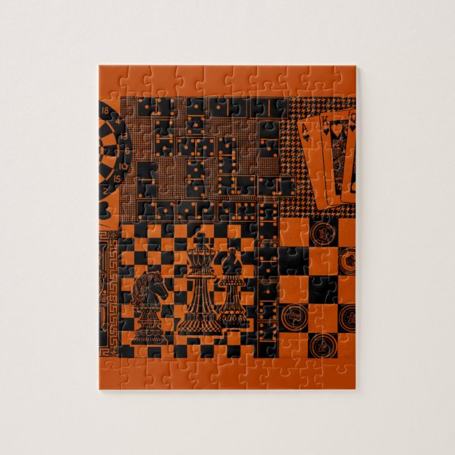 Puzzle échiquiers dominos dominos (Vertical)