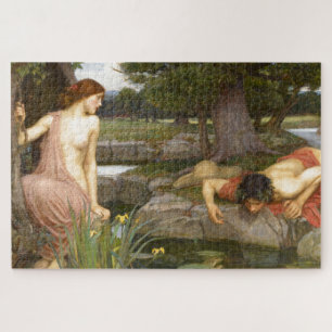 Puzzle Echo and Narcissus by John William Waterhouse