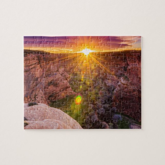 Puzzle Éclatement solaire à Canyon de Chelly, AZ (Horizontal)
