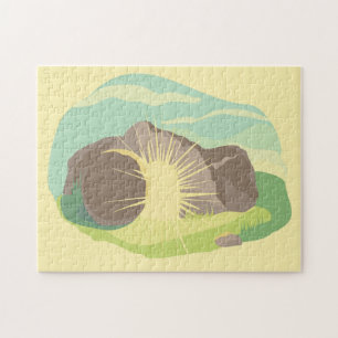 Puzzle Éclats de lumière foncé I Tombe vide I 252pc