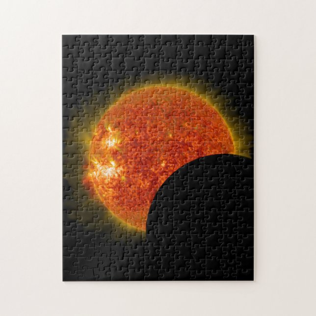 Puzzle Éclipse solaire en cours (Vertical)
