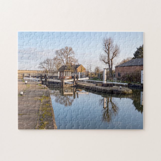 Puzzle Écluse de Ponders End, Navigation de la rivière Le (Horizontal)