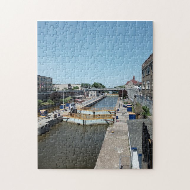 Puzzle Écluses du canal Érié (Vertical)
