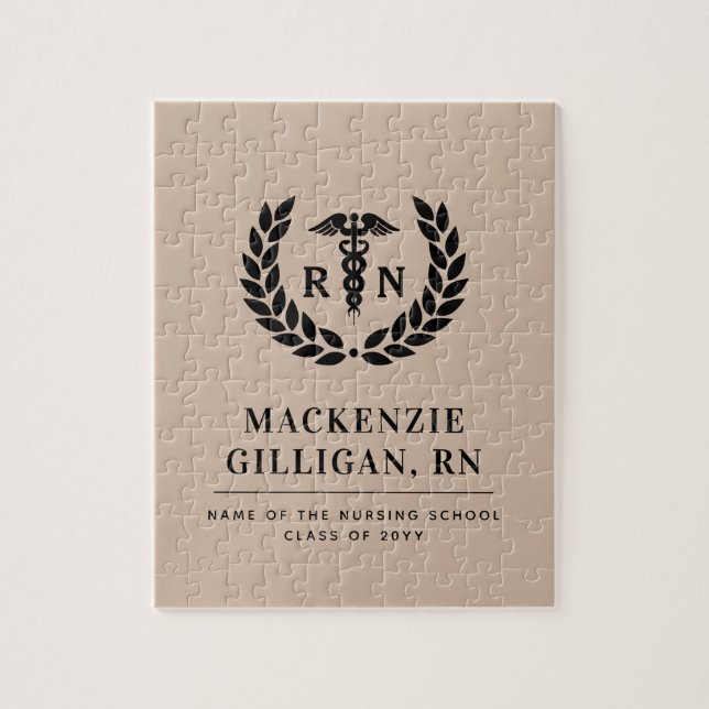 Puzzle École de soins infirmiers de la RN personnalisée É (Vertical)