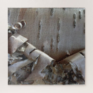Puzzle Écorce de bouleau frisé rustique
