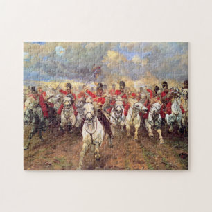 Puzzle Ecosse Pour Toujours (Officiers De Cavalerie) (Mil