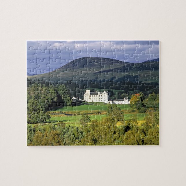 Puzzle Écosse, Tayside, château de Blair. Dans un champ é (Horizontal)