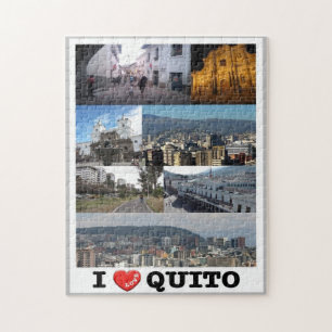 Puzzle Ecuador - Quito - I Love -