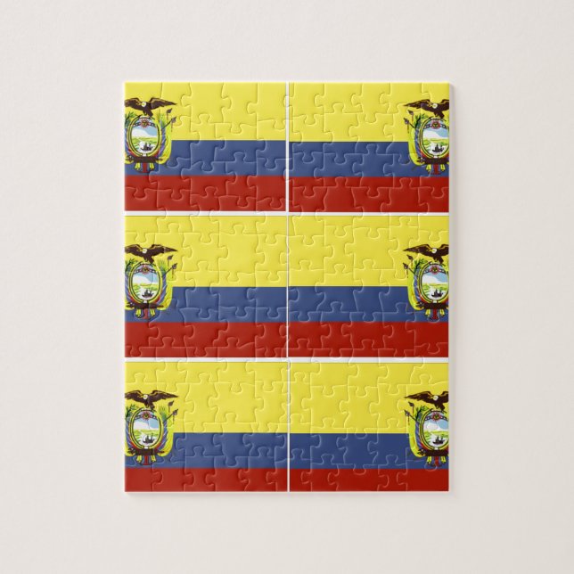 Puzzle ecuadoriflag (Vertical)