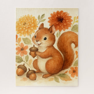 Puzzle Écureuil en automne