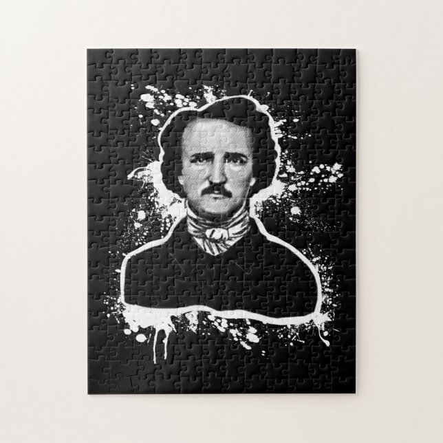 Puzzle Edgar Allan Poe Illustration (Vertical)