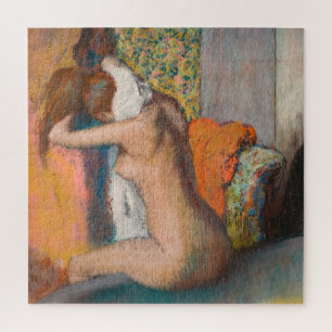 Puzzle Edgar Degas - Après le bain, une femme essuie le c