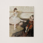 Puzzle Edgar Degas. Cours de danse. Impressionnisme vinta<br><div class="desc">Edgar Degas "La leçon de danse" puzzle. Impressionnisme vintage art.</div>