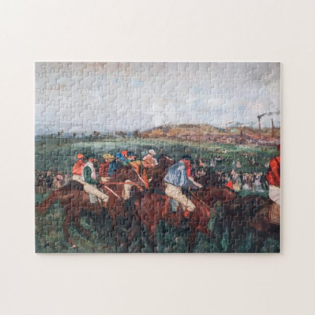 Puzzle Edgar Degas - Course de gentlemen (Horizontal)