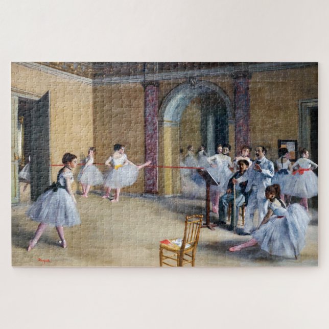 Puzzle Edgar Degas - Dance Foyer, Opéra rue Le Peletier (Horizontal)