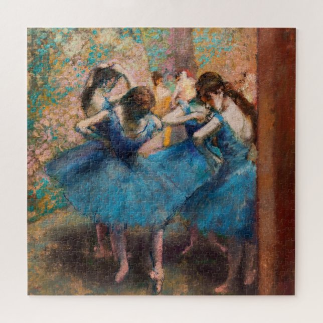 Puzzle Edgar Degas - Danseurs en bleu (Horizontal)