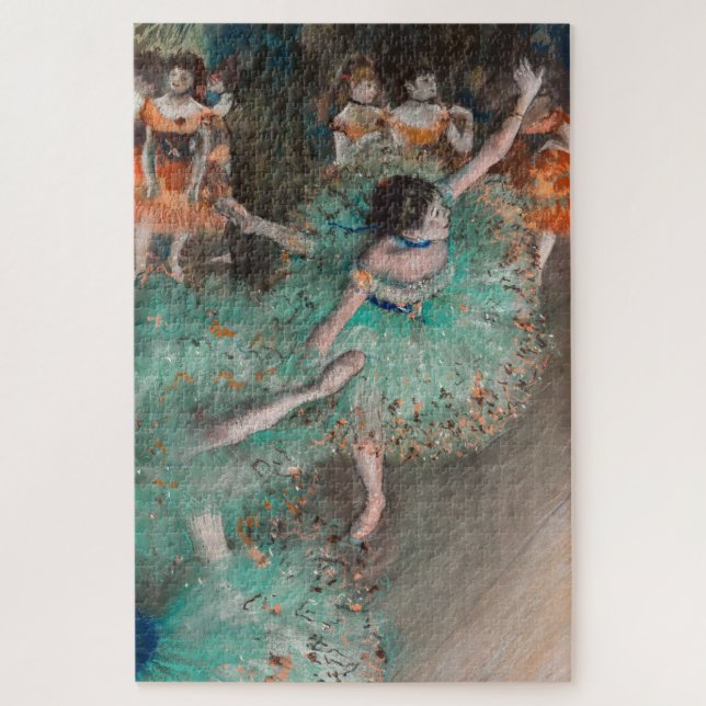 Puzzle Edgar Degas - Danseuse basculant / Danseuse verte (Vertical)