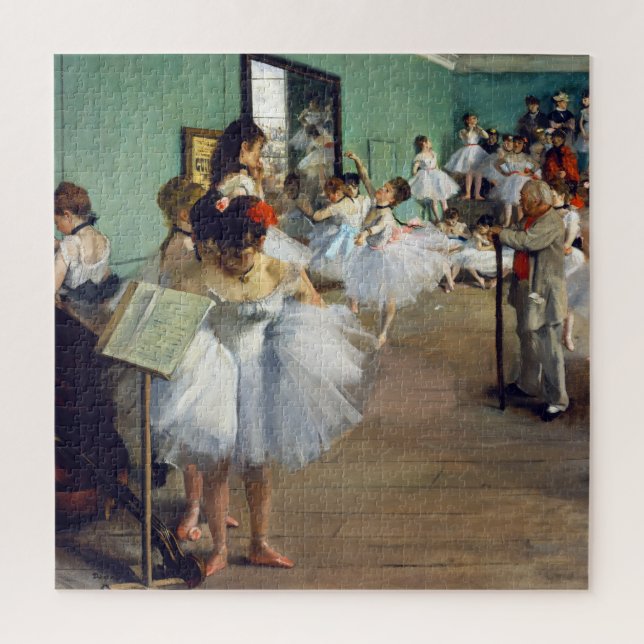 Puzzle Edgar Degas - La Classe de danse (Vertical)