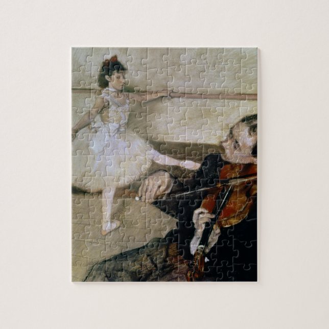 Puzzle Edgar Degas | la leçon de danse, c.1879 (Vertical)