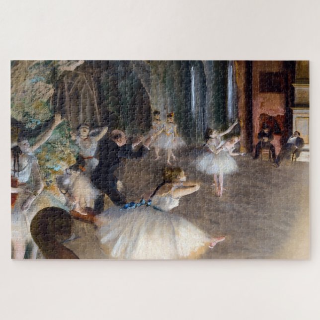 Puzzle Edgar Degas - La répétition du ballet sur scène (Horizontal)