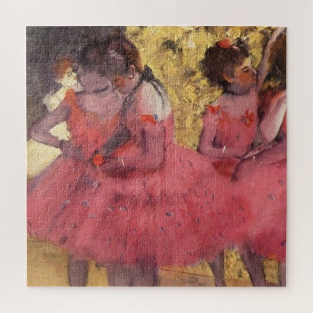 Puzzle Edgar Degas Les Danseurs Roses (Vertical)