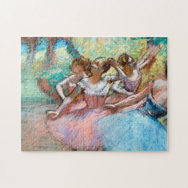 Puzzle Edgar Degas - Quatre Ballerinas sur scène (Horizontal)