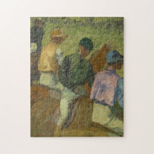 Puzzle Edgar Degas   quatre jockeys