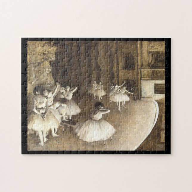 Puzzle Edgar Degas | Répétition De Ballet Sur Scène (Horizontal)