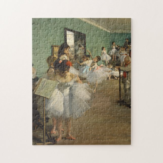 Puzzle Edgar Degas-The dance class 1874 (Vertical)