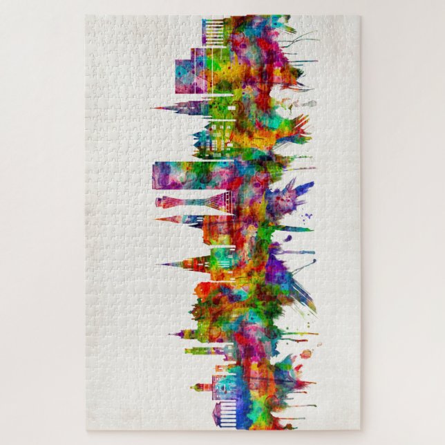 Puzzle Édimbourg Scotland Skyline (Vertical)