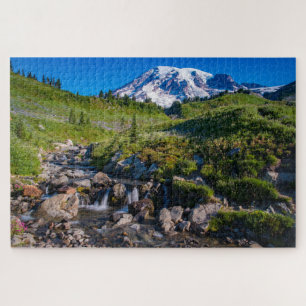 Puzzle Edith Creek and Mount Rainier Morning Light