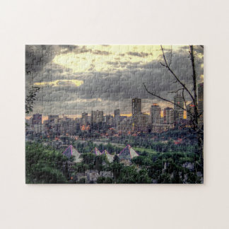 Puzzle Edmonton Canada Skyline