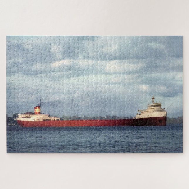 Puzzle Edmund Fitzgerald Vintage Maritime Grands Lacs (Horizontal)