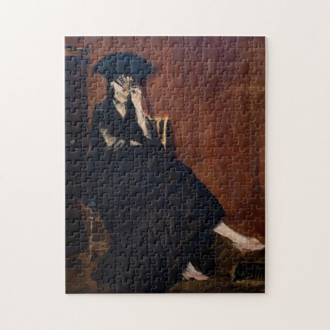 Puzzle Edouard Manet - Berthe Morisot avec un éventail (Vertical)