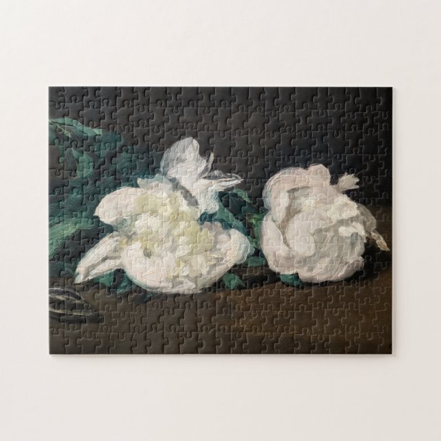 Puzzle Edouard Manet - Branche des pivoines blanches, sec (Horizontal)