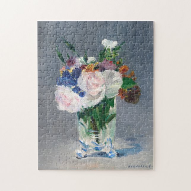 Puzzle Edouard Manet - Fleurs dans un Vase de Cristal (Vertical)