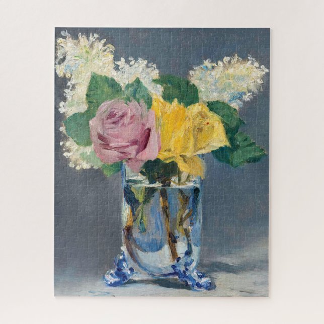 Puzzle Edouard Manet - Lilas et Roses (Vertical)