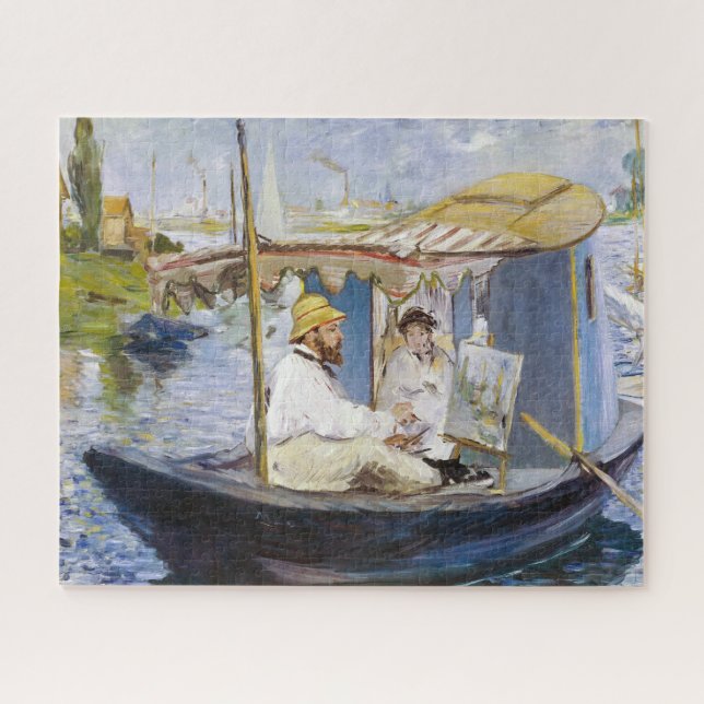 Puzzle Edouard Manet - Monet dans son bateau atelier (Horizontal)