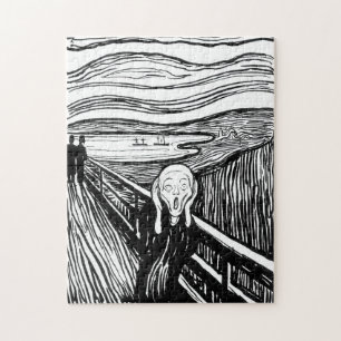 Puzzle Edvard Munch - La lithographie de cri
